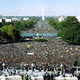 The Million Man March on Oct. 16, 1995 (Getty)